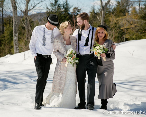 Rustic Winter Wedding Photos