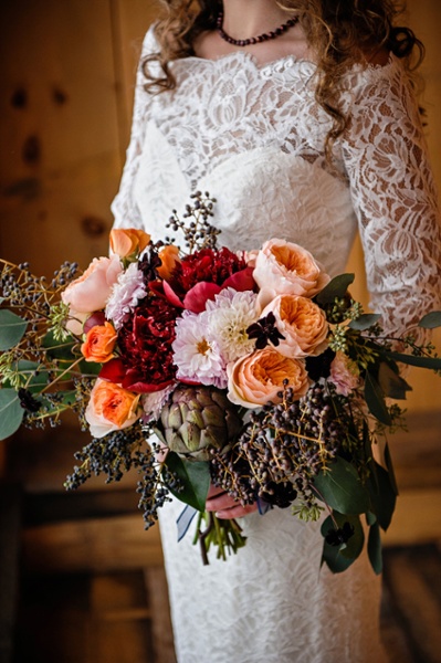 Rustic Marsala Wedding Theme