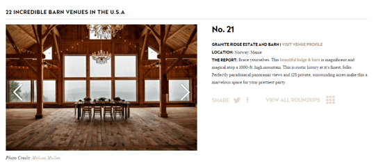 Beautiful Barn Wedding Venue