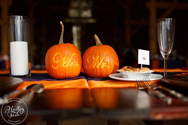 Pumpkin Wedding Idea