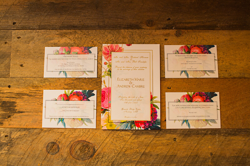 Rustic Elegant Wedding Invitations