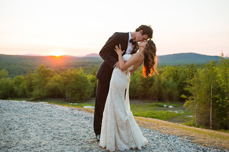 Beautiful Wedding Kiss