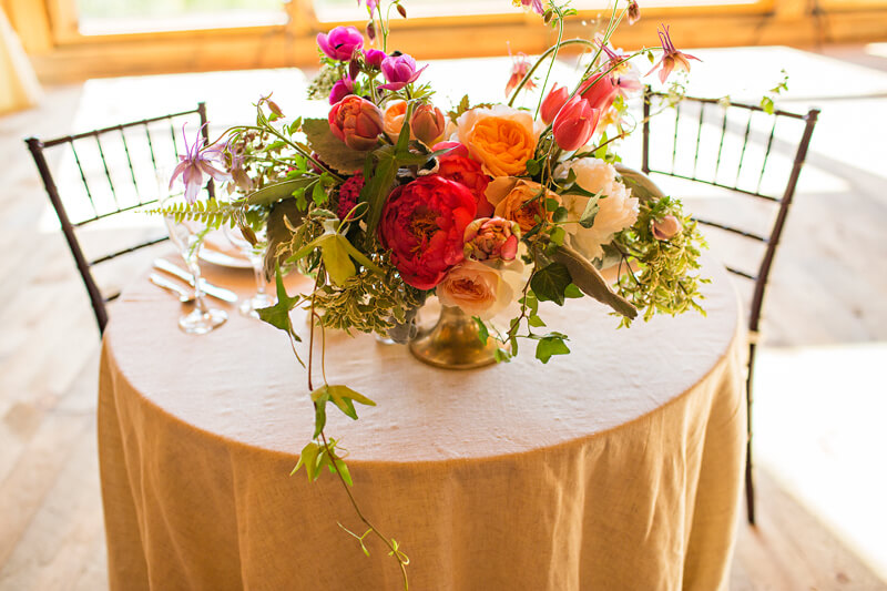 Wedding Sweat Heart Table