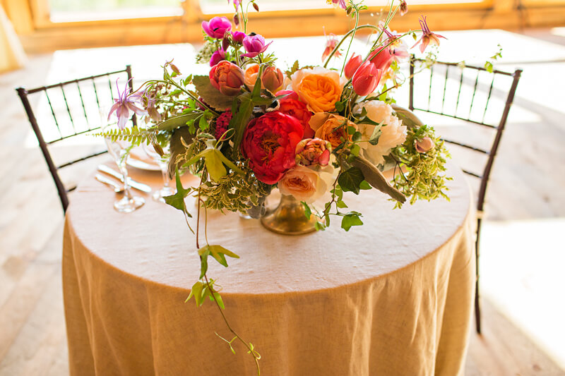 Wedding Sweat Heart Table