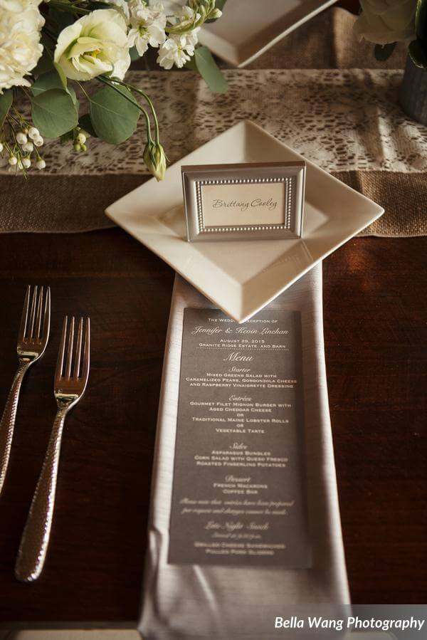 Wedding Table Setting