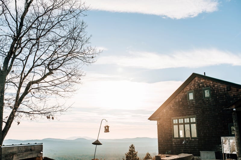 Maine mountain event lodge